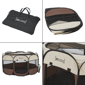 Parque para perros plegable Telford en varios tamaños [en.casa]