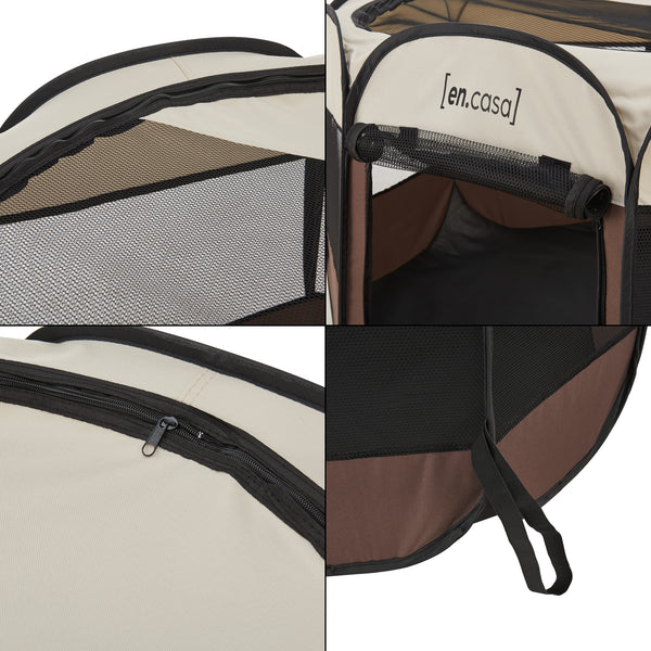 Parque para perros plegable Telford en varios tamaños [en.casa]