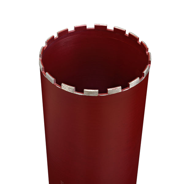 Corona de perforación de diamante en varios tamaños húmedo/seco rojo in.tec