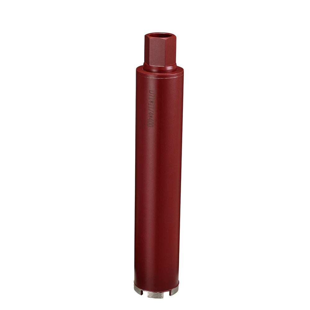 Corona de perforación de diamante en varios tamaños húmedo/seco rojo in.tec