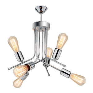 Lámpara de techo Halesowen 6xE27 metal en varios colores [lux.pro]