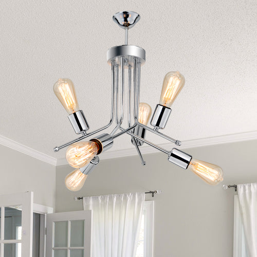 Lámpara de techo Halesowen 6xE27 metal en varios colores [lux.pro]