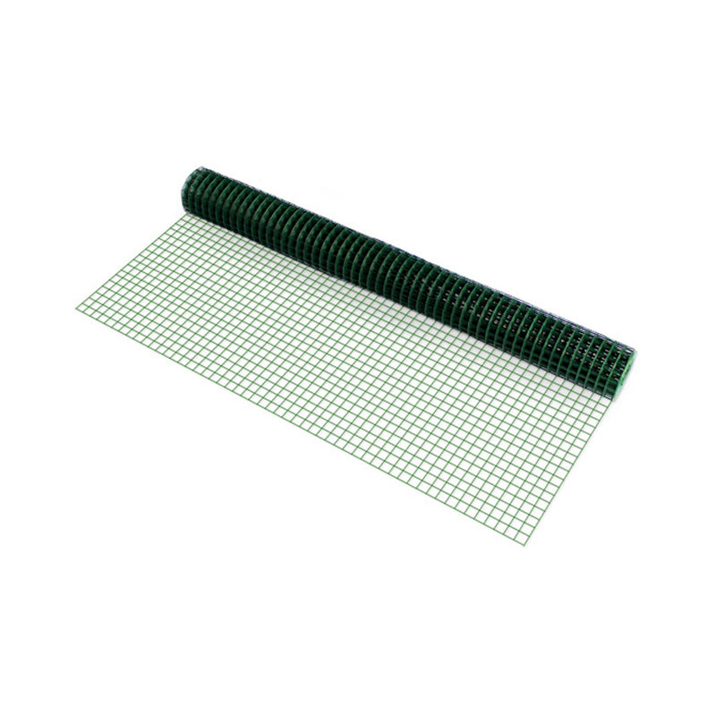 Esquema acotado Malla de alambre (4 esquinas) (1m x 5m) (verde) Malla soldada Alambre para voladeras Malla de alambre para cercas [pro.tec]