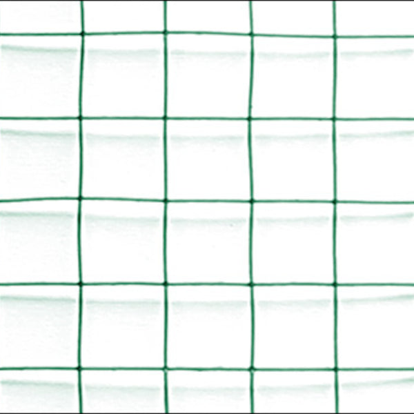 Malla de alambre (4 esquinas) (1m x 5m) (verde) Malla soldada Alambre para voladeras Malla de alambre para cercas [pro.tec]