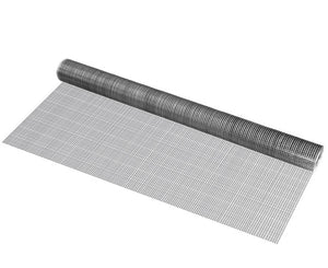 Valla de malla metálica 1x5 m/rollo Acero galvanizado Gris pro.tec