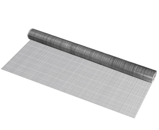 Valla de malla metálica 1x5 m/rollo Acero galvanizado Gris pro.tec