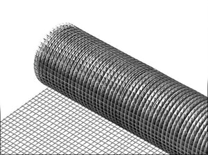 Valla de malla metálica 1x5 m/rollo Acero galvanizado Gris pro.tec