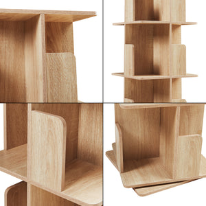 Estantería giratoria Talöpintaa 129x40x40 cm [en.casa]