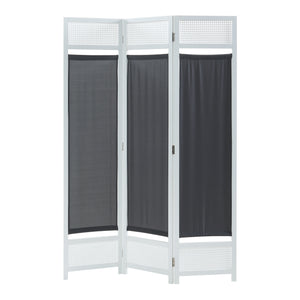 Separador de ambientes Dorotea Blanco/Gris oscuro [en.casa]