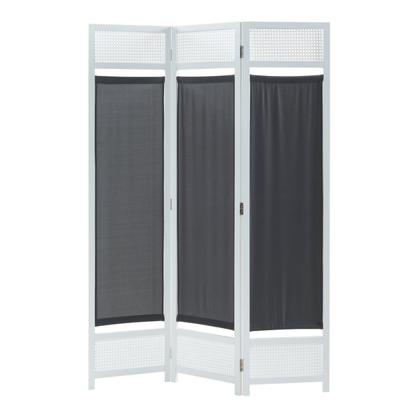 Separador de ambientes Dorotea Blanco/Gris oscuro [en.casa]