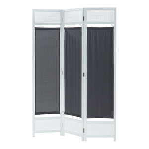 Separador de ambientes Dorotea Blanco/Gris oscuro [en.casa]