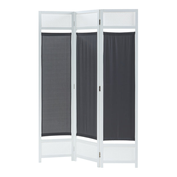 Separador de ambientes Dorotea Blanco/Gris oscuro [en.casa]