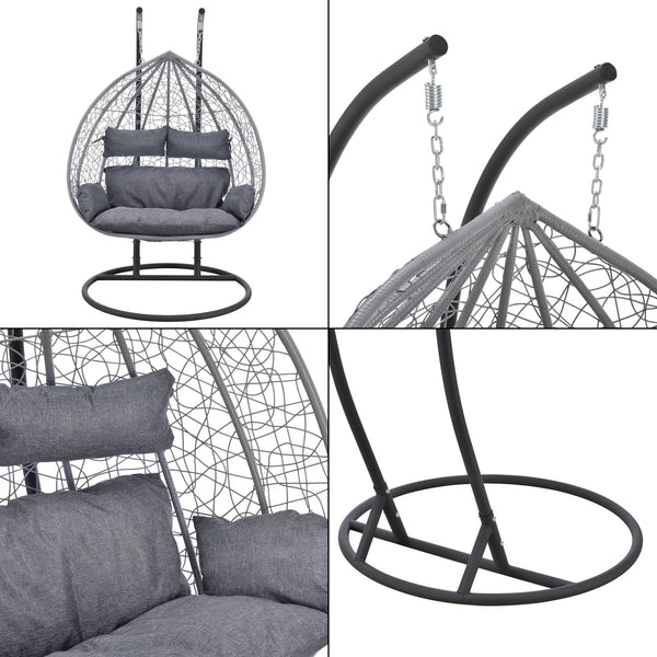 Sillón colgante Capileira para 2 personas en varios colores en.casa