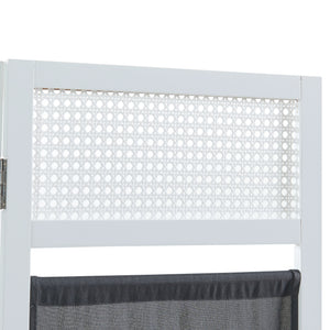 Separador de ambientes Dorotea Blanco/Gris oscuro [en.casa]