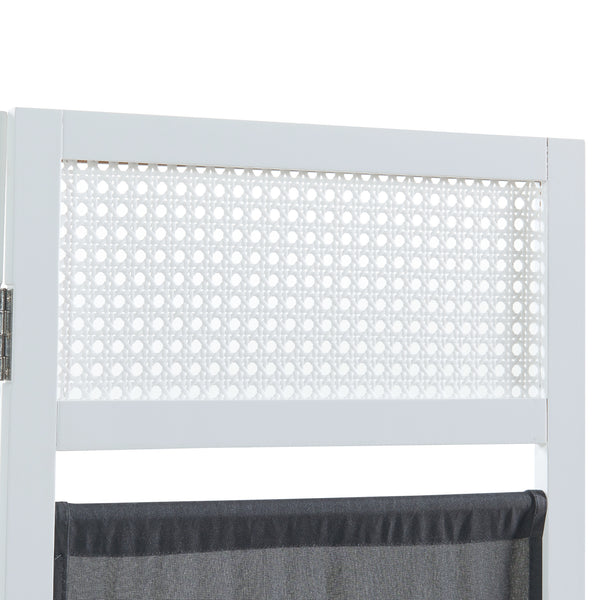 Separador de ambientes Dorotea Blanco/Gris oscuro [en.casa]
