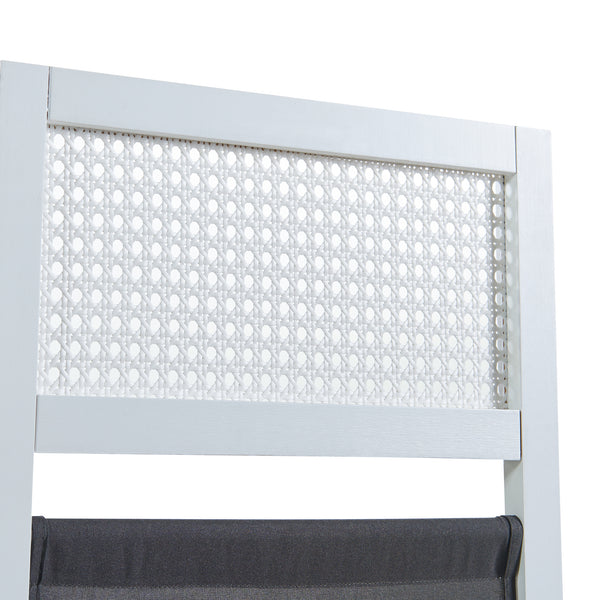 Separador de ambientes Dorotea Blanco/Gris oscuro [en.casa]