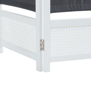Separador de ambientes Dorotea Blanco/Gris oscuro [en.casa]