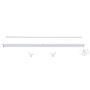 Estor enrollable Zebra Aubel Klemmfix sin taladrar en varias versiones nuevo.madera