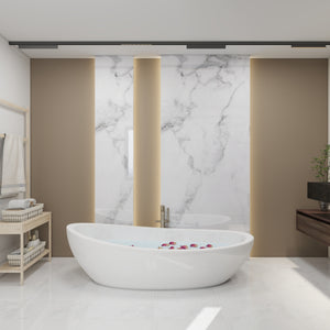 Conjunto de panel trasero para ducha Bladel 120 x 60 cm [neu.haus]