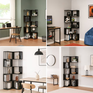 Estantería de esquina Afrel 160x54x54 cm [en.casa]