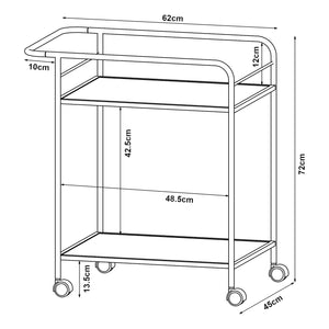Carrito de servicio Hole [en.casa]
