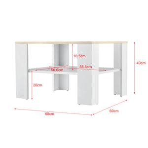 Mesa de centro Aachen 60x60x40 cm en varios colores en.casa