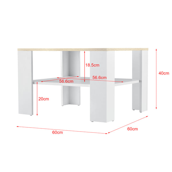 Mesa de centro Aachen 60x60x40 cm en varios colores en.casa