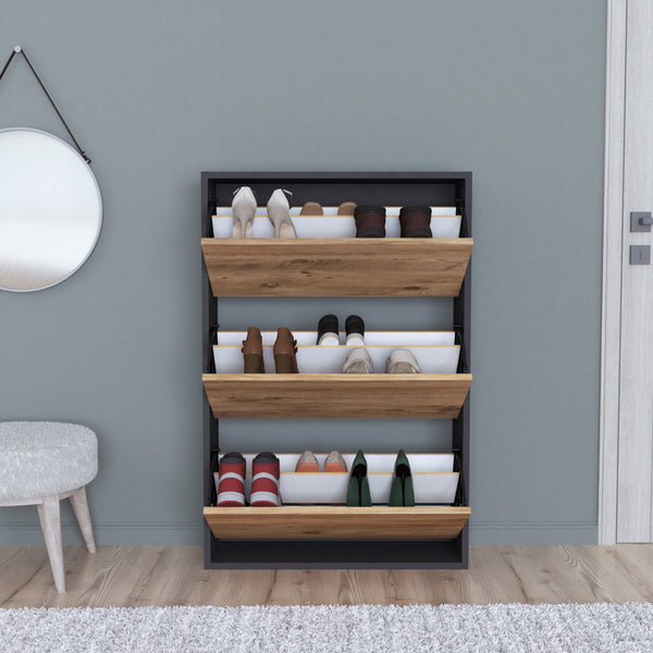 Zapatero Aurskog 110x73,5x24cm varios colores [en.casa]