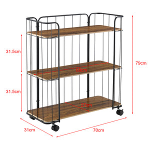 Carrito auxiliar Laer con 3 niveles en varios colores en.casa