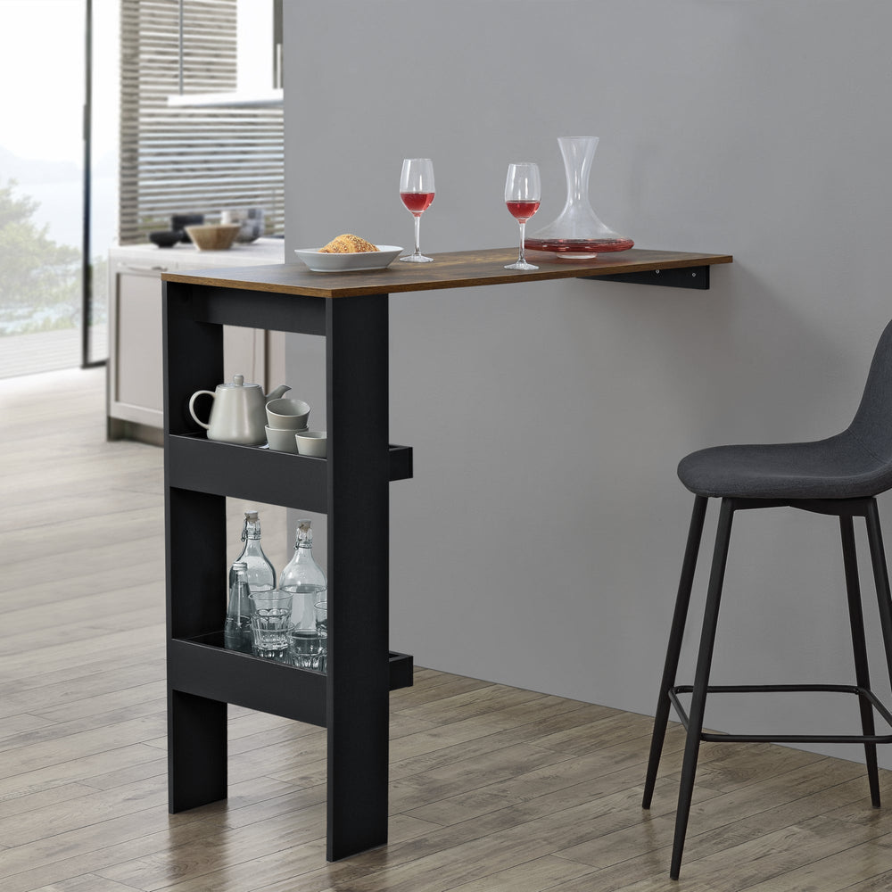 Mesa de bar Bromölla 120x45x106 cm varios colores en.casa - premiumXL