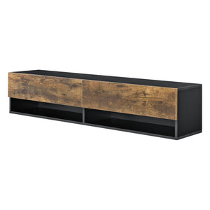 Mueble TV de pared Halmstad 2 puertas [en.casa]
