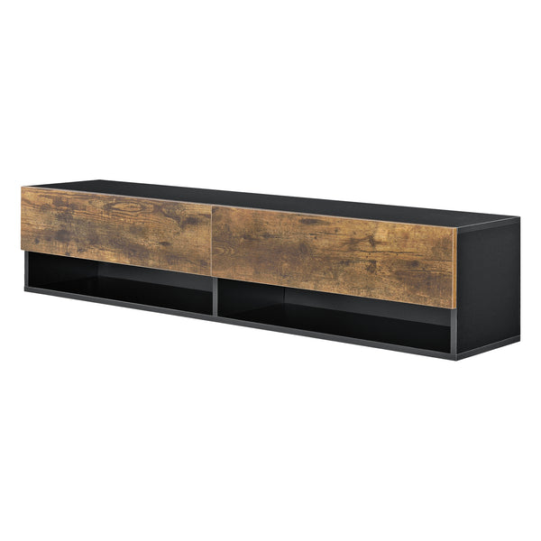 Mueble TV de pared Halmstad 2 puertas [en.casa]