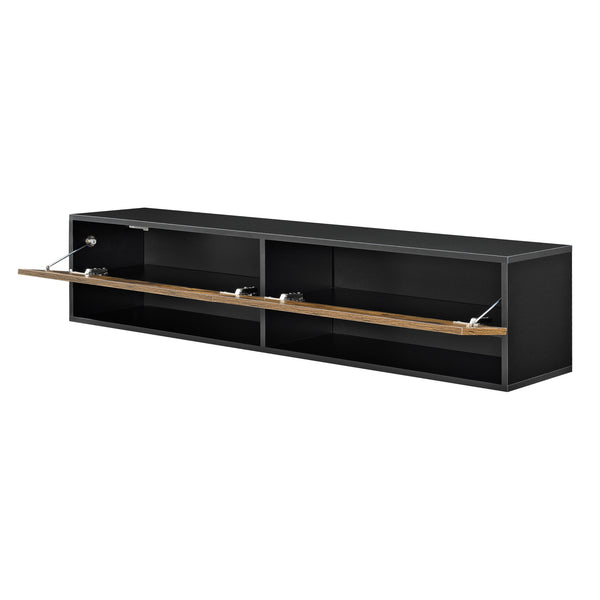 Mueble TV de pared Halmstad 2 puertas [en.casa]