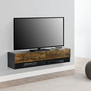 Mueble TV de pared Halmstad 2 puertas [en.casa]