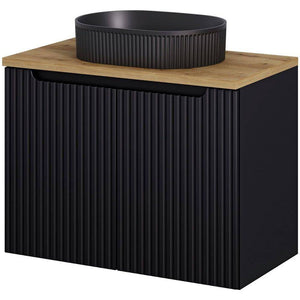 Mueble bajo lavabo Skelbolu con puertas [en.casa]