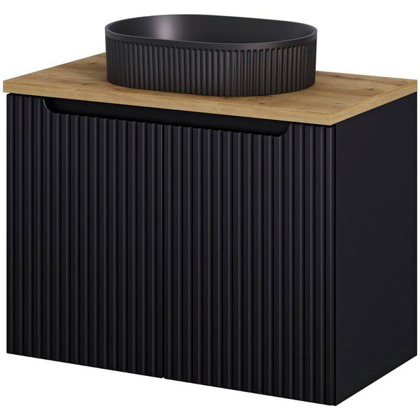 Mueble bajo lavabo Skelbolu con puertas [en.casa]