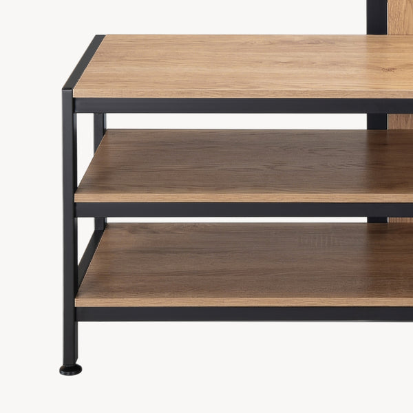 Soporte de Pie para TV Stockholm con mesa 120x40x108cm - Negro [pro.tec]