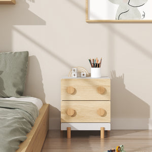 Mesita de noche infantil Vaarentaa 47 x 40 x 35 cm [en.casa]