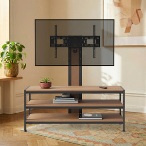 Soporte de Pie para TV Stockholm con mesa 120x40x108cm - Negro [pro.tec]