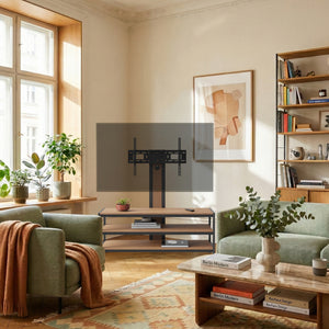 Soporte de Pie para TV Stockholm con mesa 120x40x108cm - Negro [pro.tec]