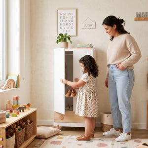 Armario para ropa infantil Vaarentaa [en.casa]