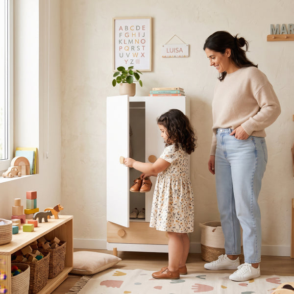 Armario para ropa infantil Vaarentaa [en.casa]