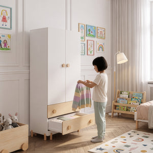 Armario para ropa infantil Vaarentaa [en.casa]