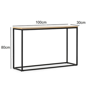 Mesa consola Kittilä 80x100x30cm varios colores [en.casa]