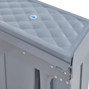 Cubo de basura empotrado Froland 2/3 compartimentos Gris varias versiones [en.casa]