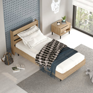 Cama individual Vesanto 100x200 cm [en.casa]