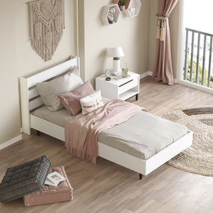 Cama individual Vesanto 100x200 cm [en.casa]