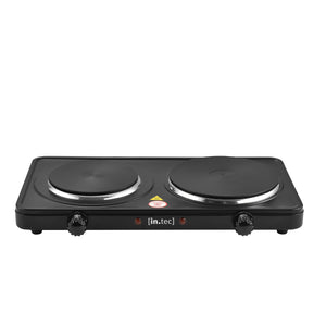 Placa de cocina eléctrica de hierro fundido negro [in.tec]