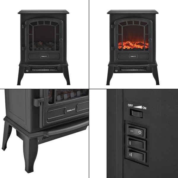 Chimenea eléctrica 2000W en varios colores casa.pro