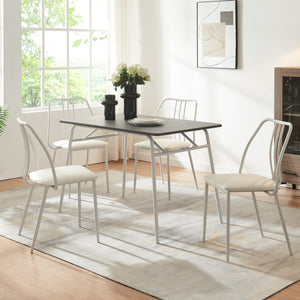 Grupo de comedor Omso 5 piezas [en.casa]